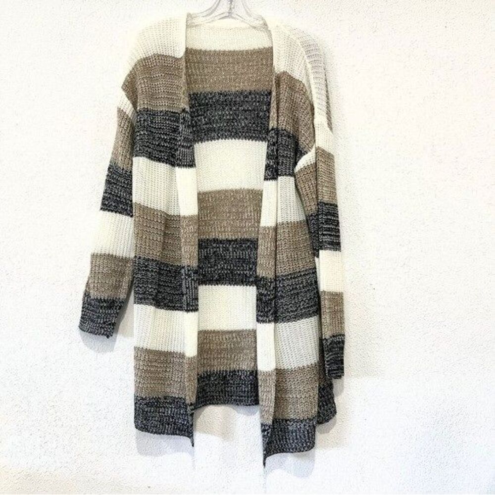 Shein Womens Long Open Cardigan Size Large